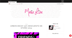 Desktop Screenshot of maria-lira.com